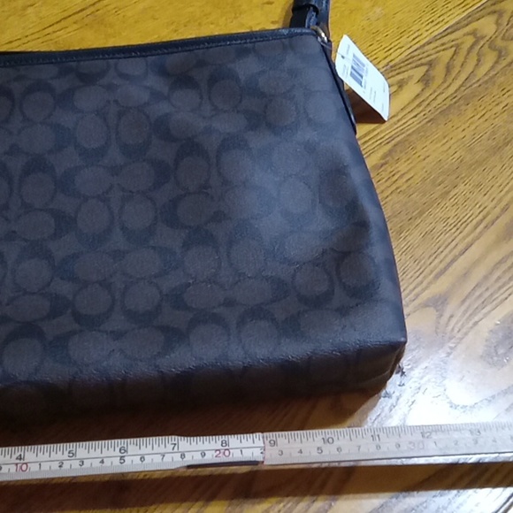 COACH BROWN Purse Handbag New Shoulder Womens - Picture 9 of 10